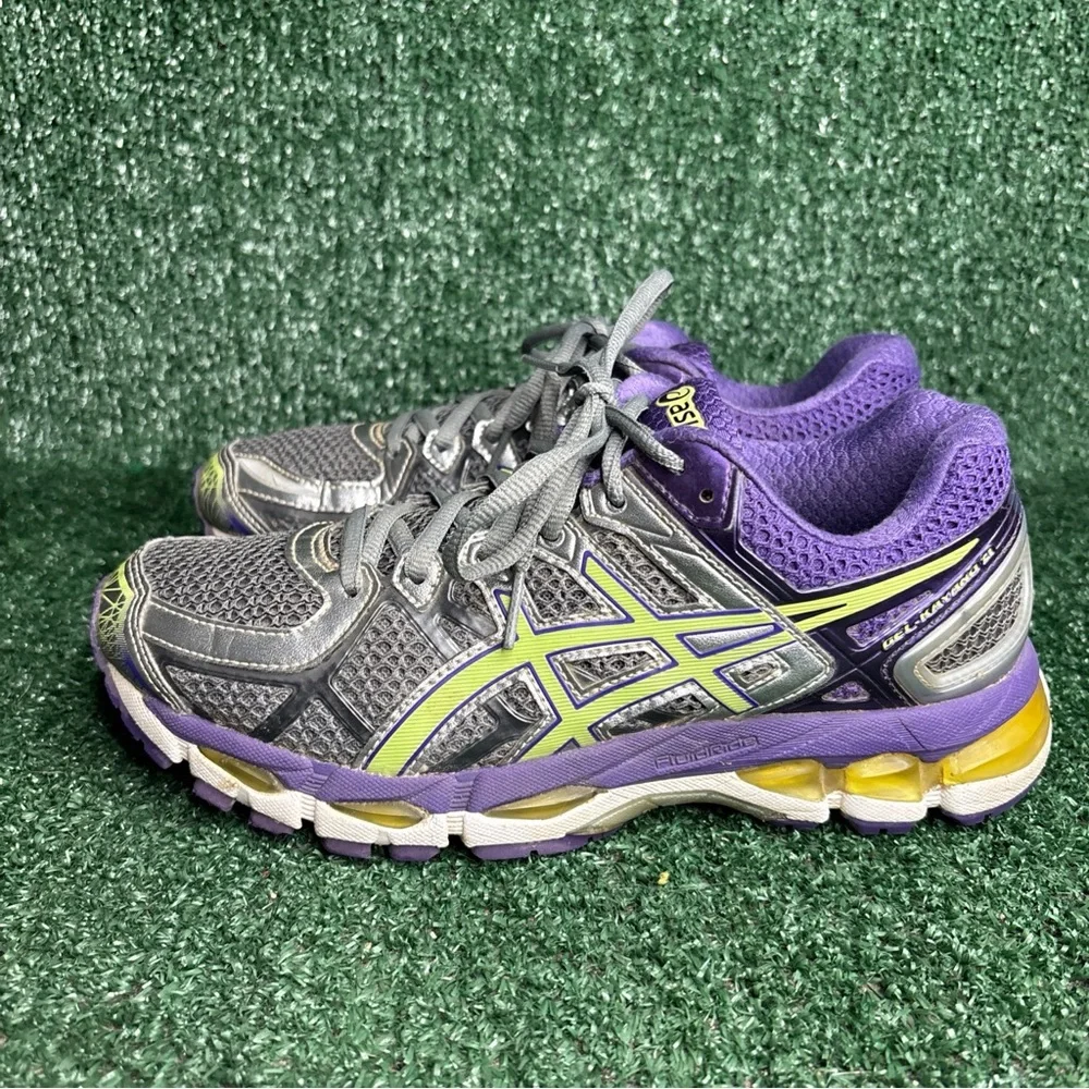 ASICS GEL-Kayano 21 VTG Shoes Womans Size 7.5 Purple Grape Road Running Sneakers - Picture 3 of 12